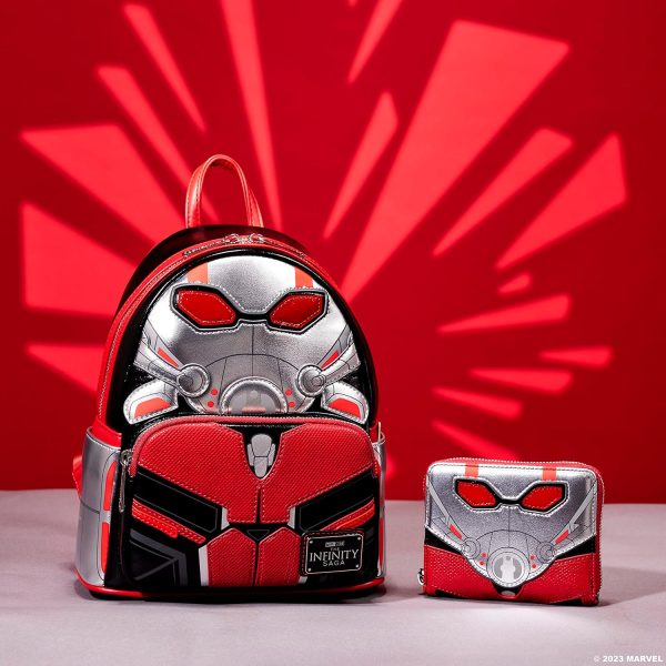 Loungefly Backpack Marvel - Ant-man - Backpack - Cute Collectable Bag - Gift Idea - Official Merchandise - for Boys. Girls Men and Women - Movies Fans